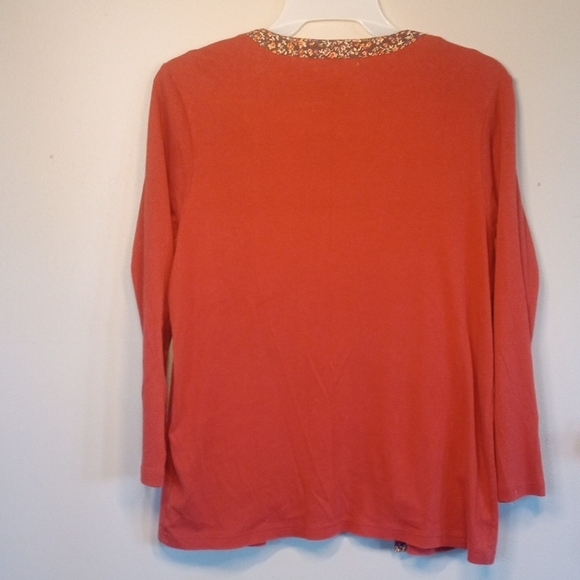 CJ Banks Women's Rust Colored Tank & Cardigan Set Size Xl - Picture 2 of 8